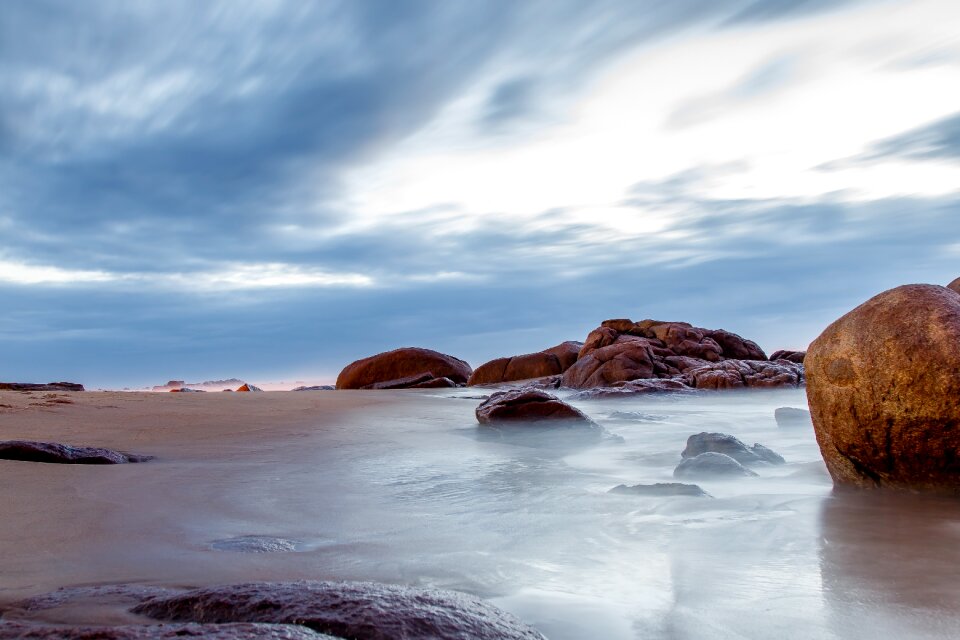 Scenic sea water