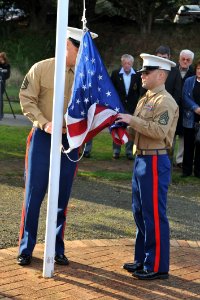 MEMORIAL DAY 2010 - Memorial Day Flag Raising Ceremony Launches New Marines History Trust