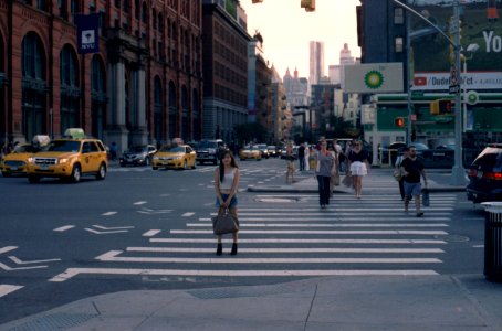 Girl in Street, NYC