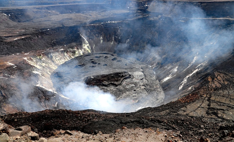 Halemaumau Crater (3 February 2021) (Kilauea Volcano, Hawaii)