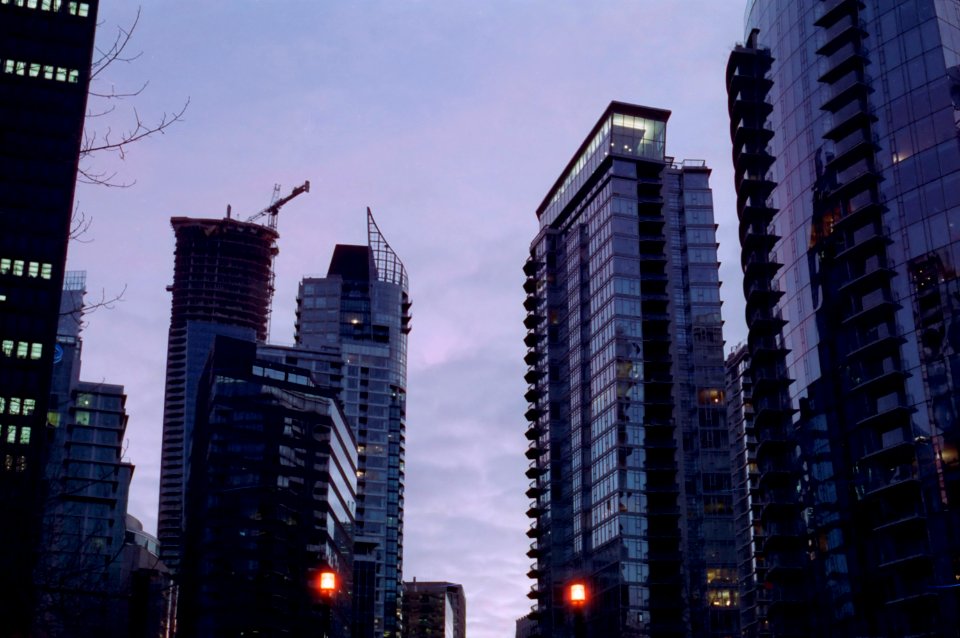 Vancouver downtown buildings