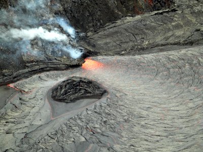 Halemaumau Crater (17 February 2021) (Kilauea Volcano, Hawaii) photo