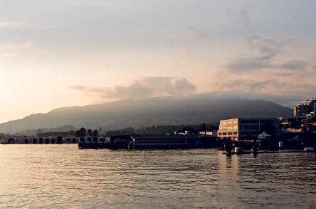 Lonsdale Quay with Ocean photo