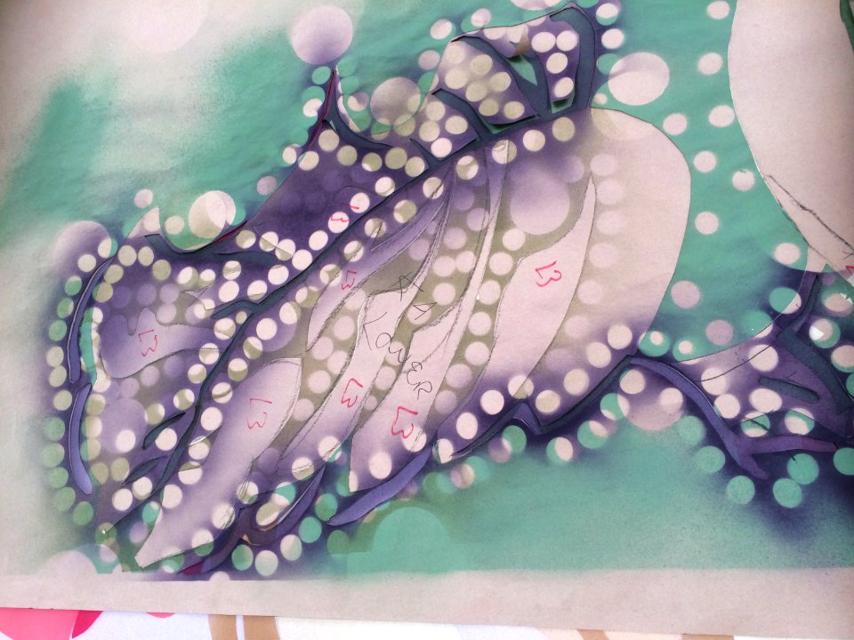 One of Many Leaf Stencils