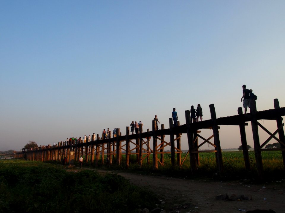 U Bein Bridge Sunset