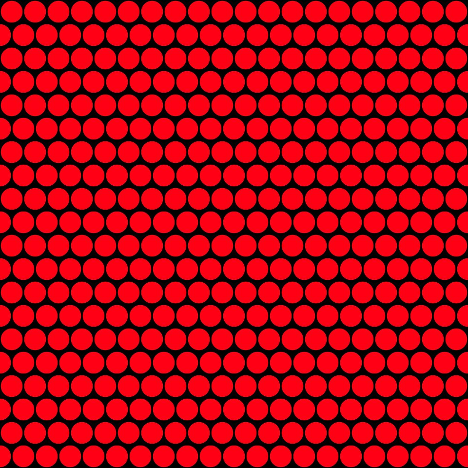 Template with circles