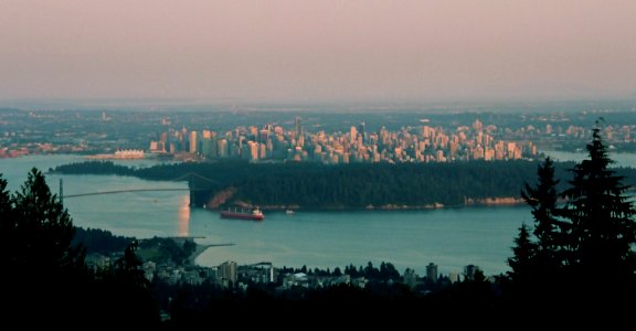 Vancouver Skyline Sunset 2