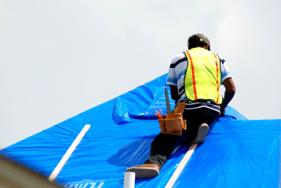 Operation Blue Roof Installation