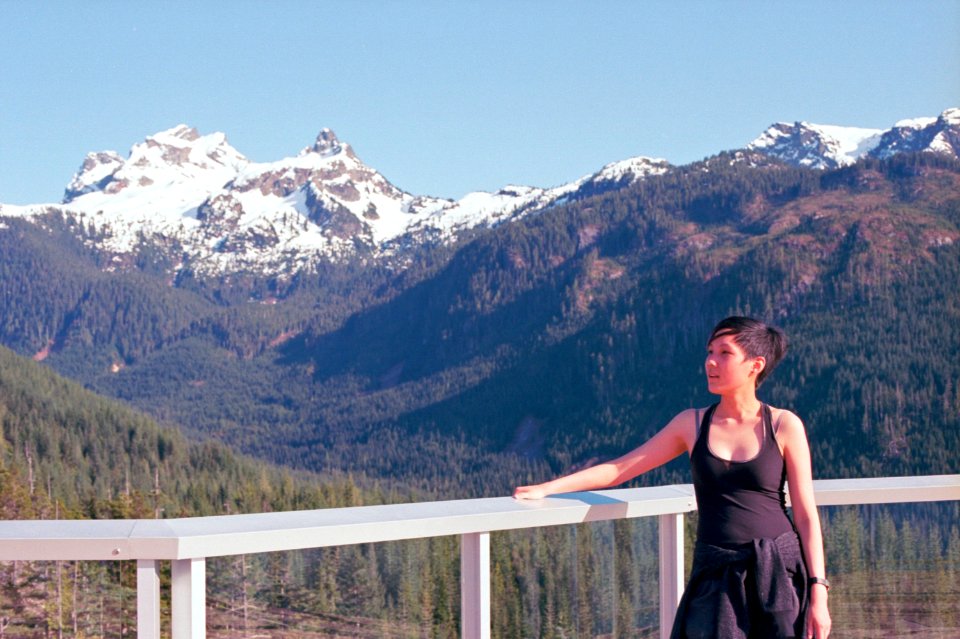Looking out at the Mountains