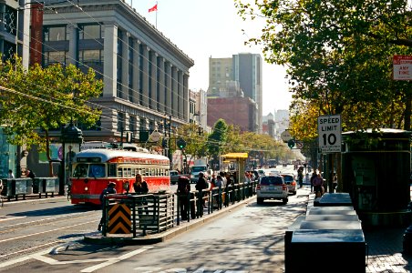 Market Street in SF photo