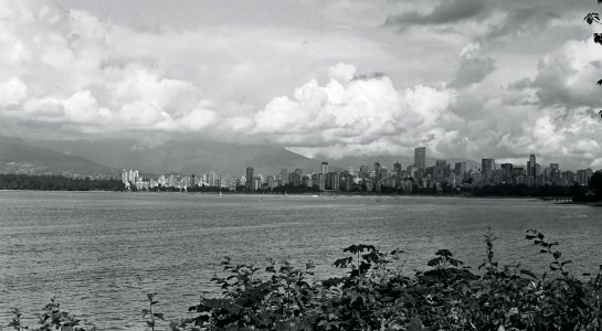 Downtown Vancouver across the Ocean photo