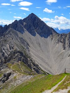 Nature summit hiking