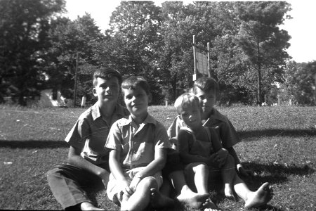 4 Boys, 1949 photo