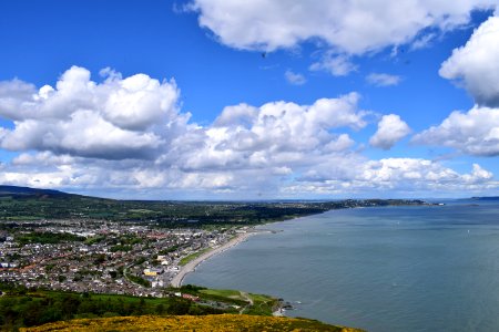 View from Bray Head, Bray, Ireland photo