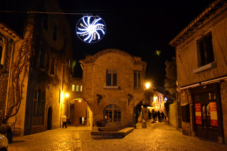 Carcassonne garland medieval city