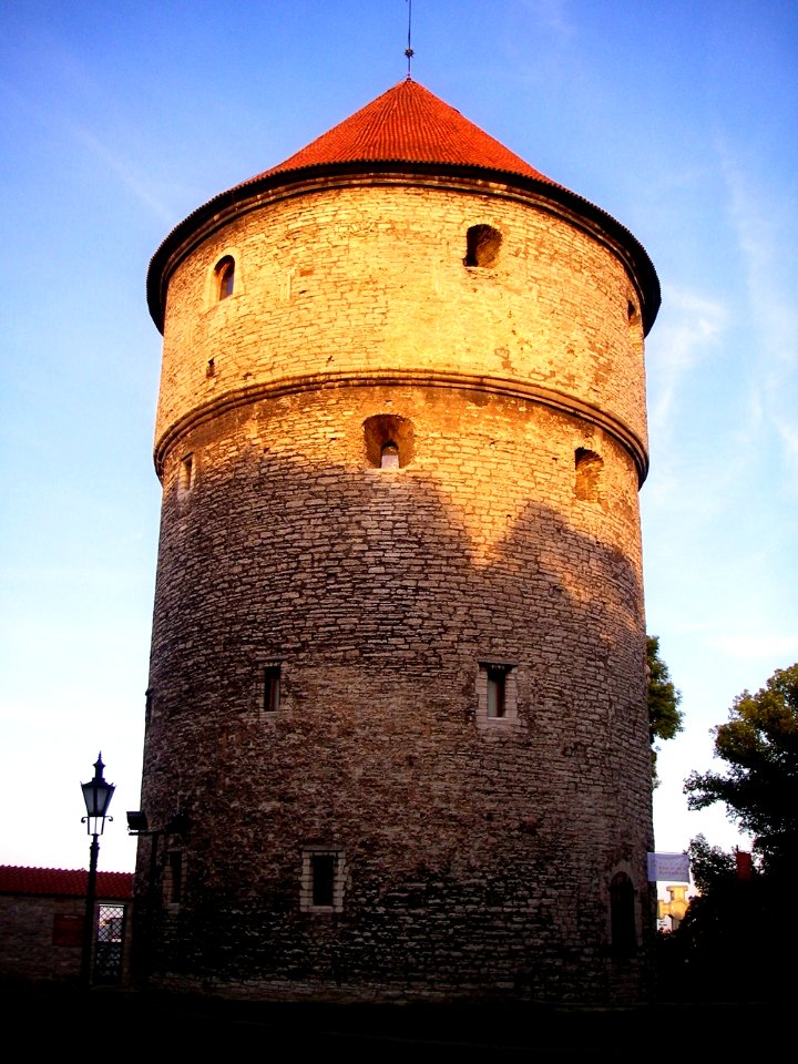 Medieval tower in Old Town Tallinn, Estonia