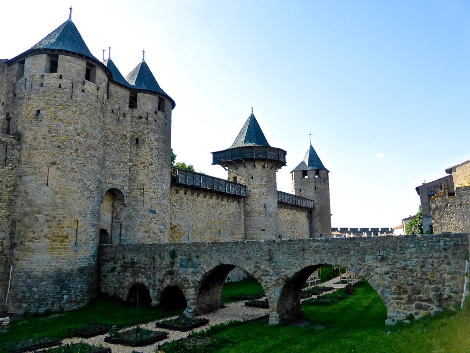 Stone castle fortress