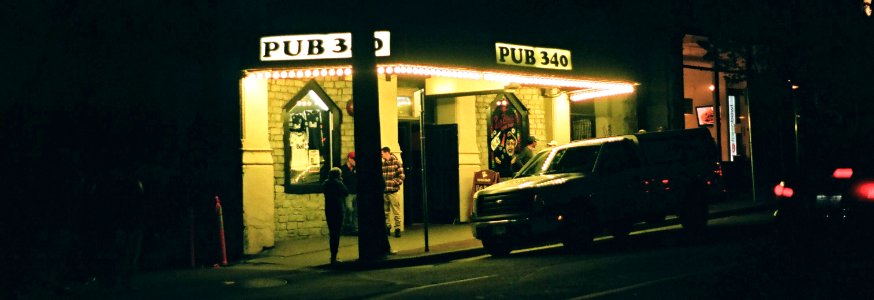 pub at night