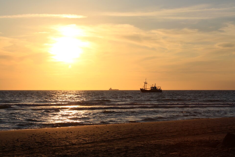 Holland sea abendstimmung