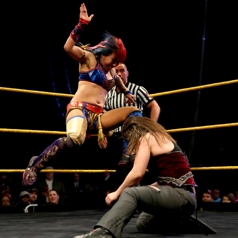 WWE NXT Divas Asuka and Nikki Cross
