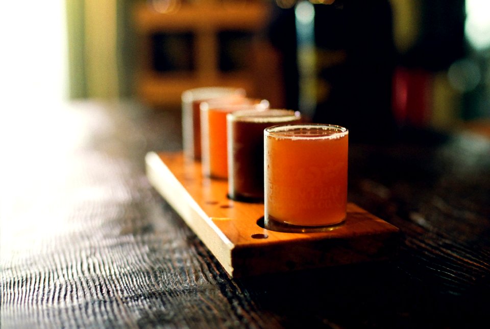 Beer Samplers, Lonsdale Quay
