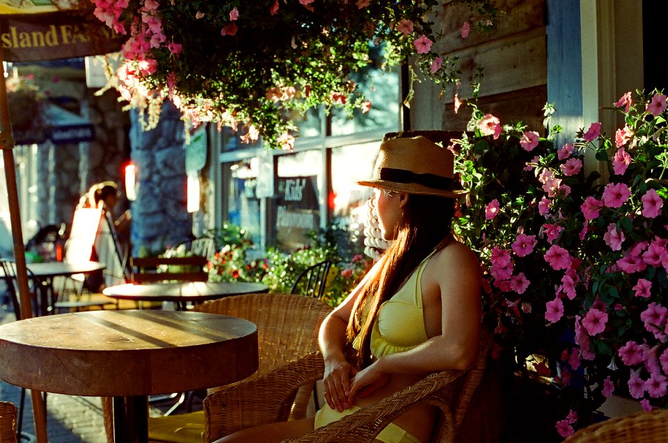 Sitting at Outdoor Patio Restaurant