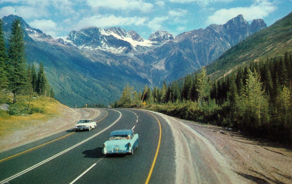 Postcard: Rogers Pass, BC, c.1962