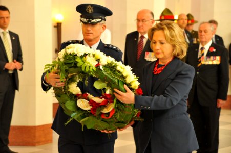 Secretary of State Hillary Clinton in New Zealand - the second day - Wellington and Christchurch, November 2010 photo