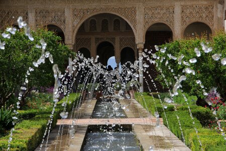 Granada water patio photo