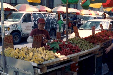 NYC Chinatown fruit stand