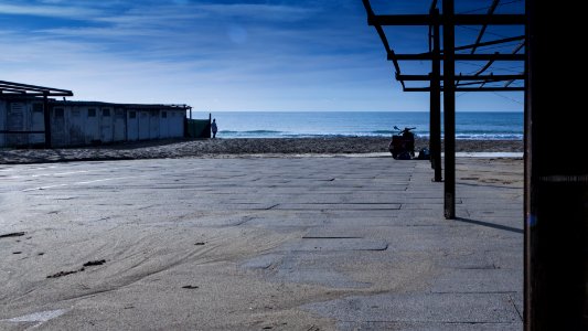 Solo sulla spiaggia