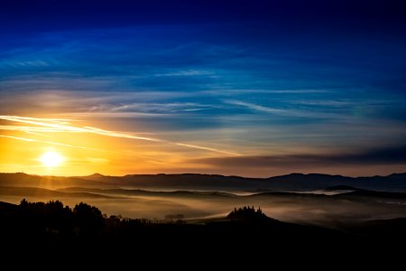 Tuscan sunrise photo