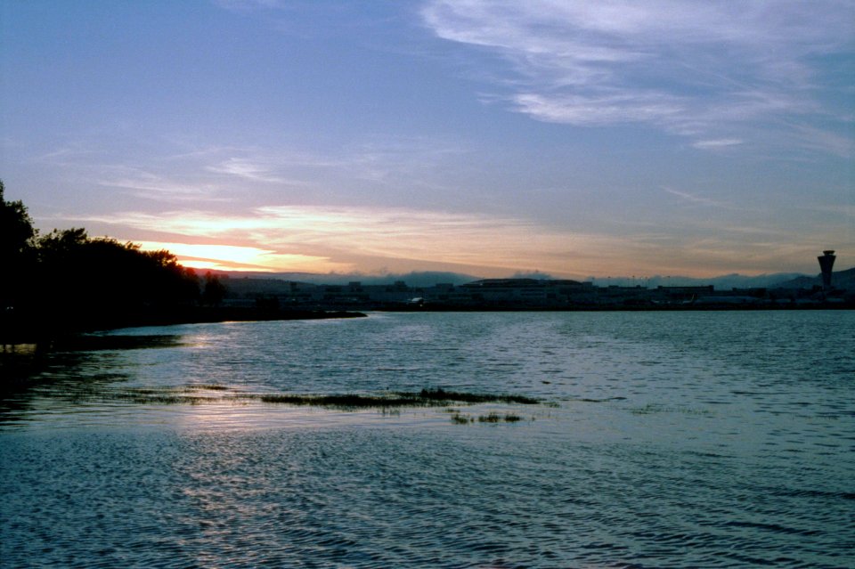 Sunset at SFO ocean