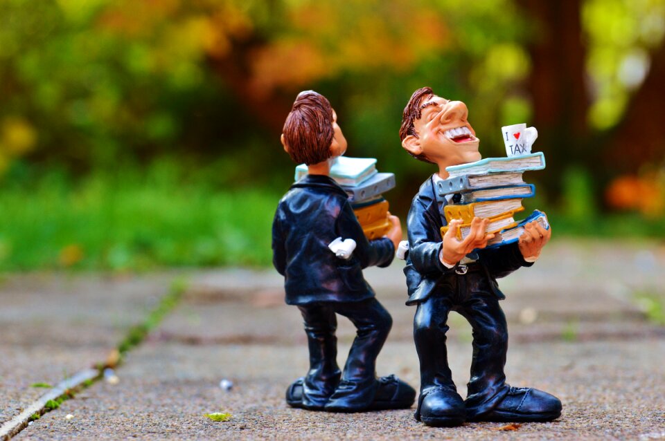 Figure funny office