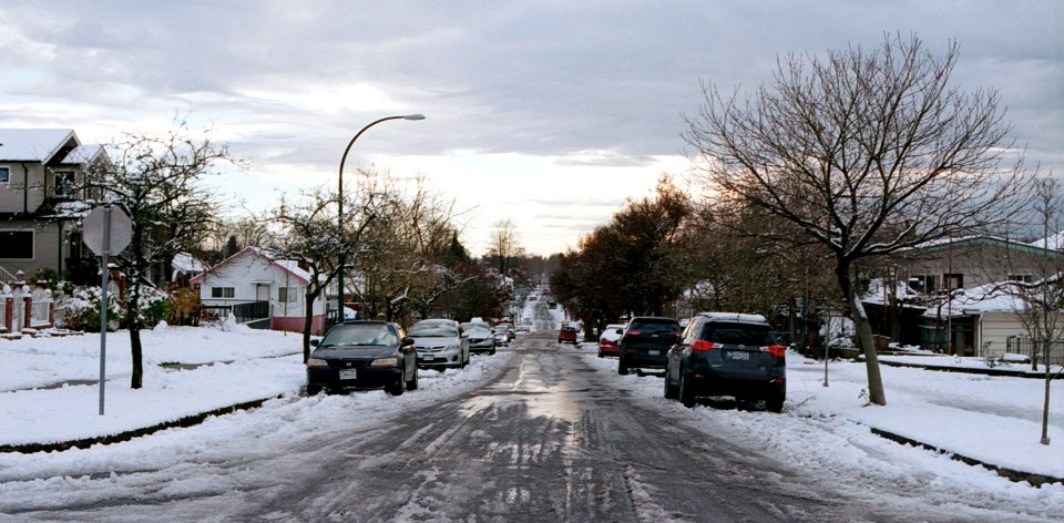 Snowy Street 1