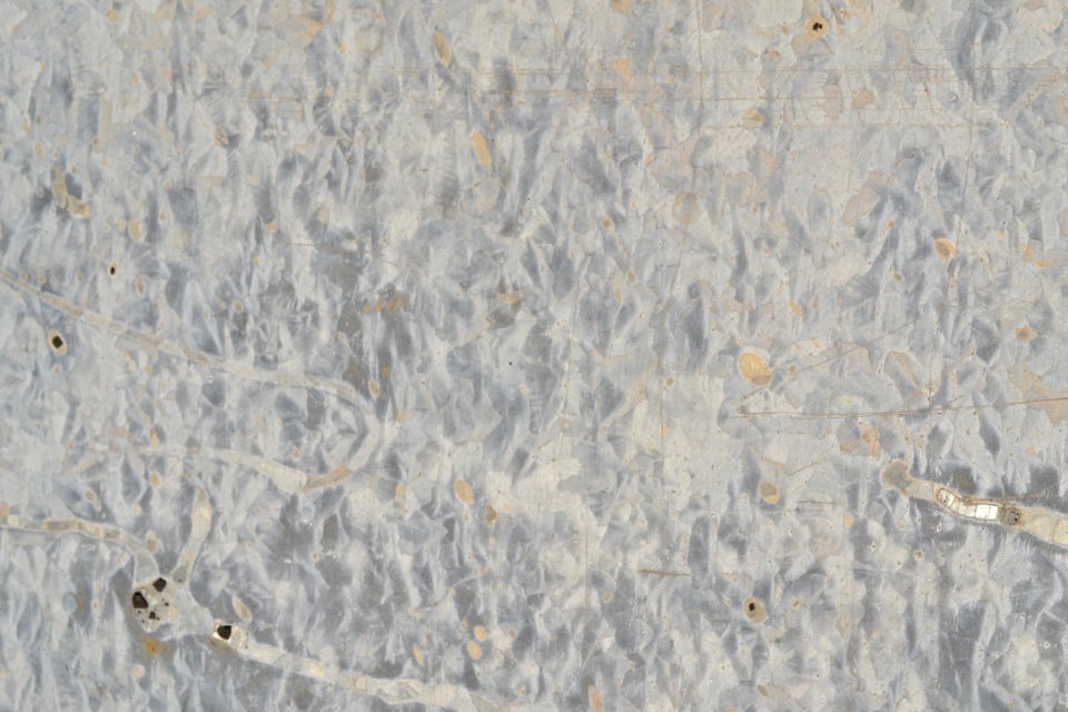 sheet with rusted surface