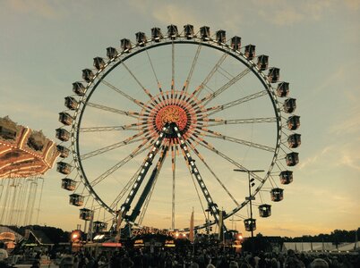 Ferris wheel chain carousel munich