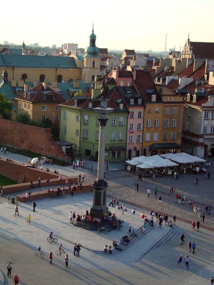 The old town sigismund's column monument