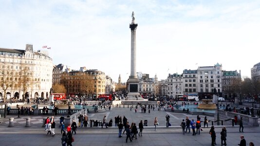 United kingdom london trafalgar square photo