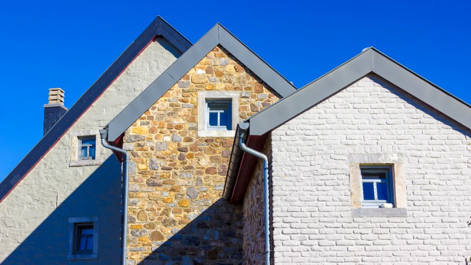 Roofs shadow natural stone