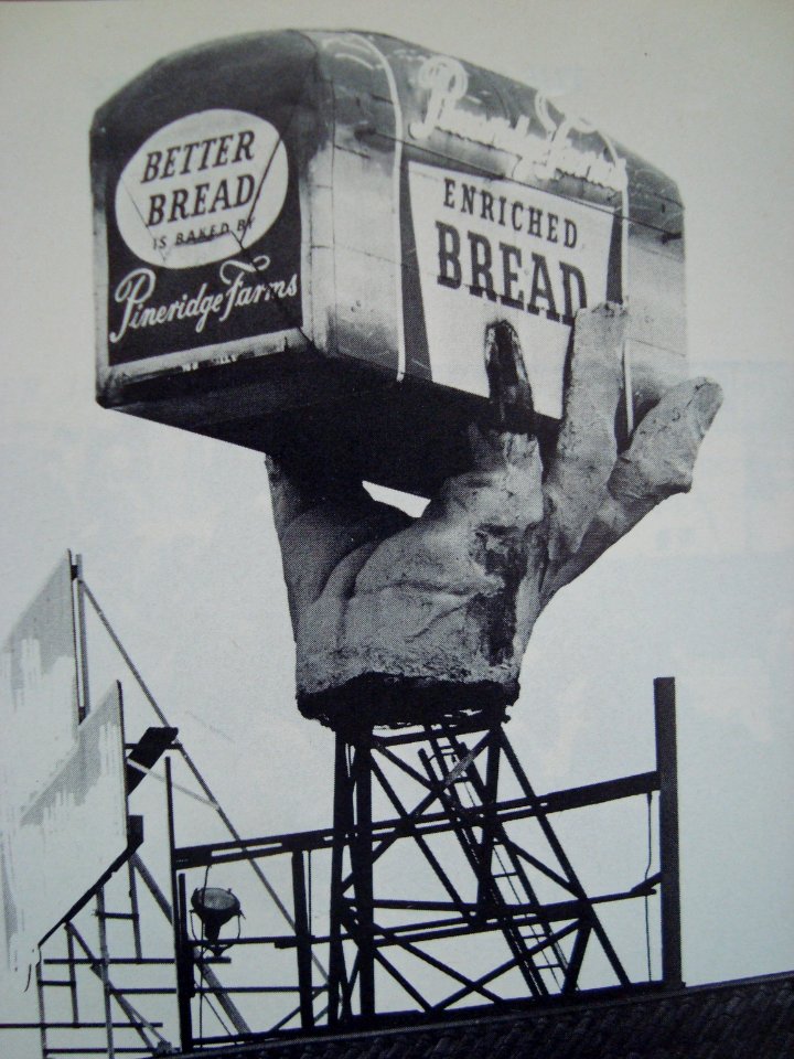 McGavin Bakery Giant Hand and Loaf, 1973