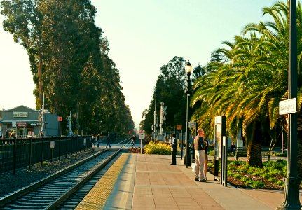 Burlingame Caltrain Station photo