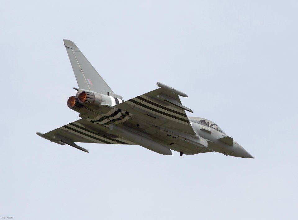 RAF Eurofighter "Typhoon" at British Grand Prix