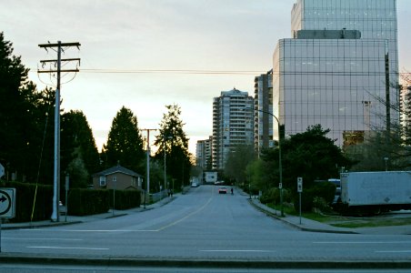 Burnaby Street Sunset