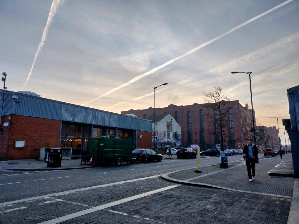Liverpool Baltic morning sky