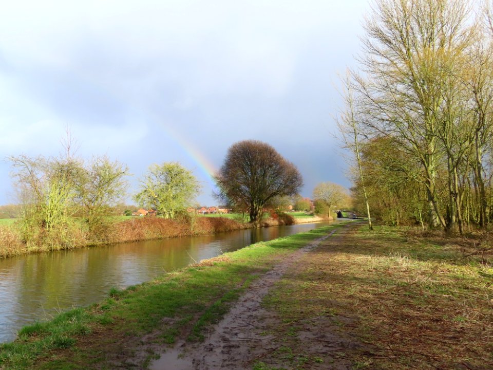 Rainbow over Hassall photo