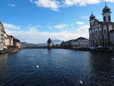 Lake lucerne region water city