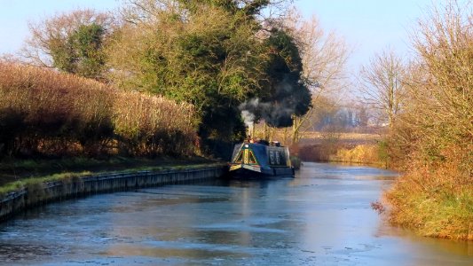 Frozen Wheelock Canal photo