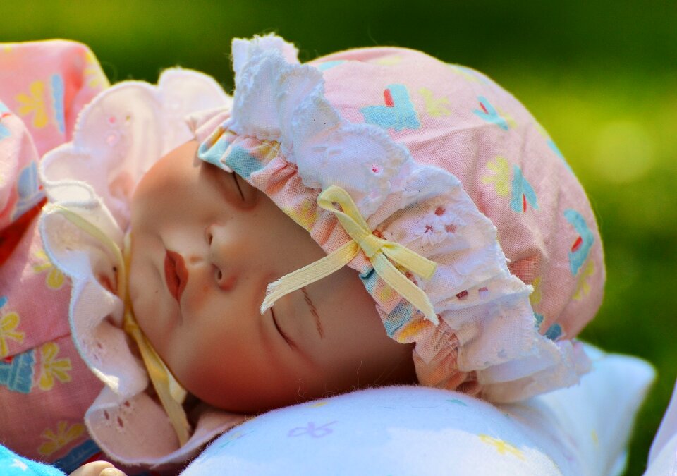 Peaceful cute infant