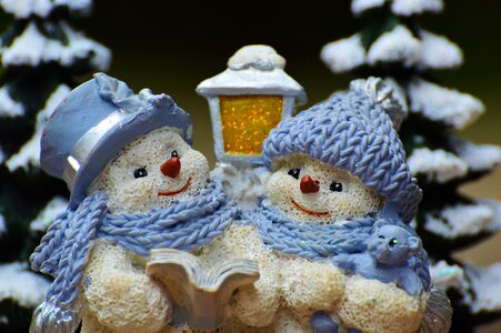 Snow snowmen wintry